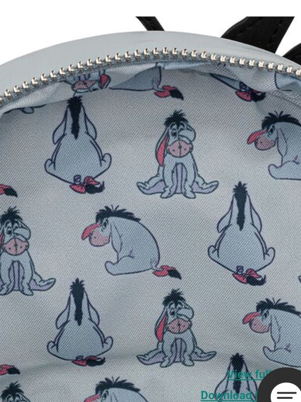 Loungefly Disney Eeyore Mini Backpack – NWT 💙 - Picture 5 of 15